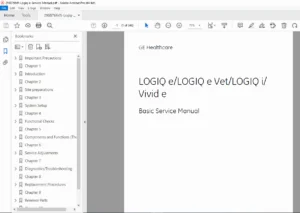 GE LOGIQ e / LOGIQ e Vet / LOGIQ i / Vivid e Basic Service Manual – PDF Download