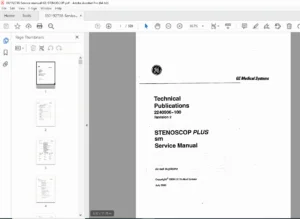 GE Stenoscop Plus Service Manual - PDF DOWNLOAD