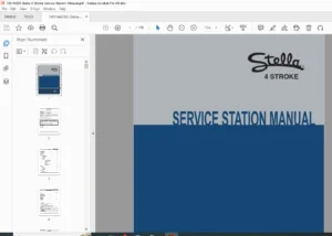 Genuine Stella 4-Stroke Service Station Manual -  PDF DOWNLOAD