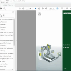 HEIDENHAIN iTNC 530 CNC Control Service Manual – PDF Troubleshooting Guide