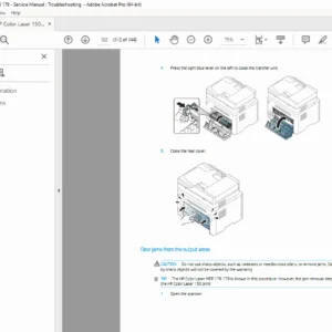 HP Color Laser 150 / 178 / 179 Service Manual – Troubleshooting & Maintenance Guide (2019)