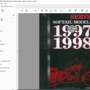 Harley-Davidson 1997–1998 Softail Service Manual PDF