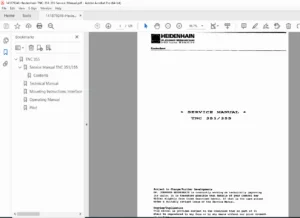 Heidenhain TNC 351 / TNC 355 Service Manual – Diagnostics & Repair PDF