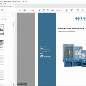 Helmer Platelet Incubator Service Manual PDF DOWNLOAD