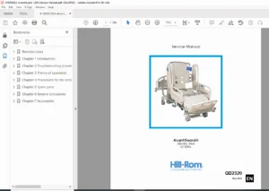 Hill-Rom AvantGuard 1200 Electric Bed Service & Repair Manual – PDF