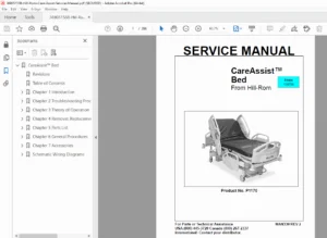 Hill-Rom CareAssist P1170 Hospital Bed Service & Repair Manual – PDF