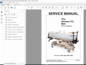 Hill-Rom Century CC Bed Service Manual PDF