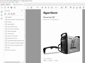 Hypertherm Powermax125 Service Repair Manual - PDF DOWNLOAD