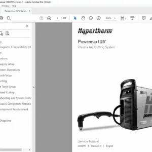 Hypertherm Powermax125 Service Repair Manual - PDF DOWNLOAD