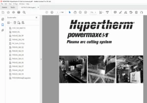 Hypertherm Powermax45 Plasma Cutter – Service Manual PDF