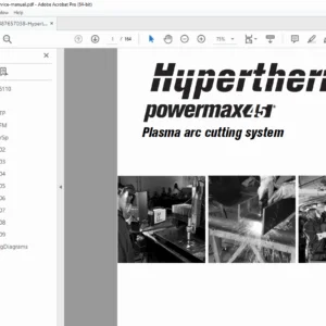 Hypertherm Powermax45 Plasma Cutter – Service Manual PDF