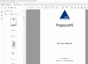 ICE Pegasus HS Videojet Thermal Transfer Printer Service Manual - PDF