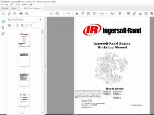 Ingersoll Rand 3IRH 4IRH Engine Service Manual PDF