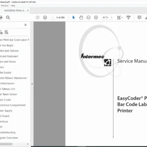 Intermec EasyCoder PM4i Industrial Barcode Printer Service Manual (PDF)