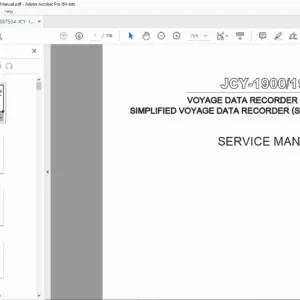 JRC JCY-1900 / JCY-1950 VDR Voyage Data Recorder Service Manual – PDF