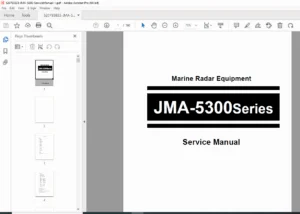 JRC JMA-5300 Marine Radar Service Manual – Technical Repair PDF