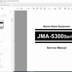 JRC JMA-5300 Marine Radar Service Manual – Technical Repair PDF