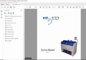 KIP 3100 Multi-Function Printer Service & Repair Manual – PDF