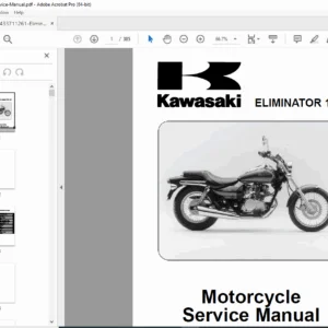 Kawasaki Eliminator 125 BN125 Service Repair Manual (2001–2007) - PDF