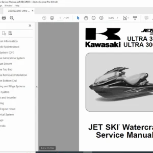 Kawasaki JET SKI ULTRA 300X/300LX Service Manual - PDF