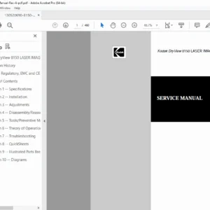 Kodak DryView 8150 Laser Imager Service Manual - Complete Repair Guide