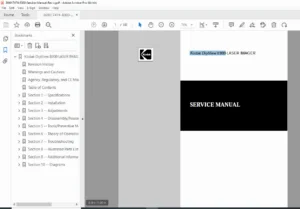 Kodak DryView 8300 Laser Imager – Full Factory Service Manual (Rev. S 2004) PDF
