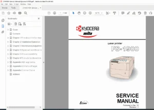 Kyocera FS-1900 Service Manual PDF DOWNLOAD