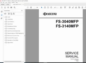 Kyocera FS-3140MFP Service Manual PDF