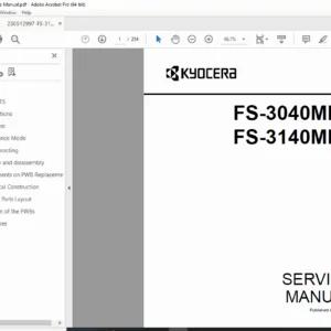 Kyocera FS-3140MFP Service Manual PDF