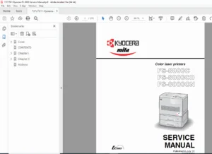 Kyocera FS-8000 Service Manual PDF DOWNLOAD