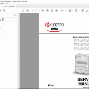 Kyocera FS-8000 Service Manual PDF DOWNLOAD