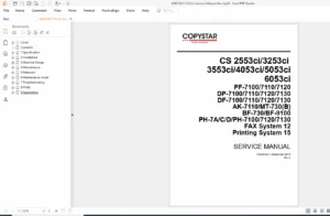Kyocera TASKalfa 2553ci / 3253ci / 3553ci / 4053ci / 5053ci / 6053ci – Service Manual PDF