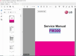 LG FM300 LTE Device Service Manual - PDF DOWNLOAD