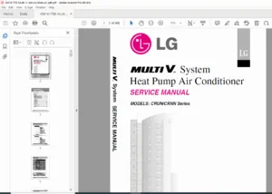 LG Multi V CRUN/CRNN Service Manual - PDF DOWNLOAD