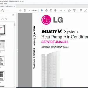 LG Multi V CRUN/CRNN Service Manual - PDF DOWNLOAD