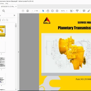 LG Planetary Transmission Service Manual – Shandong Lingong PDF