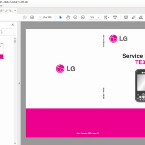 LG TE365 Mobile Phone Service Manual – Repair, Schematics & Troubleshooting PDF
