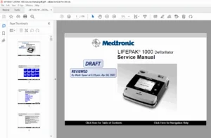 LIFEPAK 1000 Defibrillator Service Manual – PDF Download