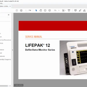 LIFEPAK 12 Defibrillator Monitor Service Manual – PDF Download