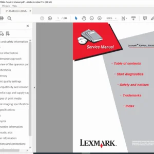 Lexmark X264dn Service Manual PDF – Repair, Diagnostics & Parts Guide