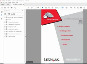 Lexmark X264dn & X360 Series MFP Service Manual (7013-XXX) – PDF Download