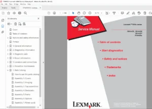 Lexmark X464 Service Manual – Repair, Diagnostics & Error Code Guide PDF