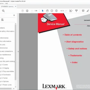 Lexmark X464 Service Manual – Repair, Diagnostics & Error Code Guide PDF