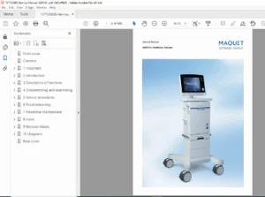Maquet SERVO-i Ventilator Service Manual PDF DOWNLOAD