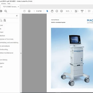 Maquet SERVO-i Ventilator Service Manual PDF DOWNLOAD