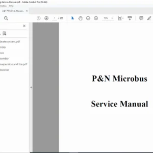 Marathon Wuling Electric Forklift Service Manual – PDF Download