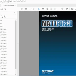 MaxxForce 3.2H Engine Service Manual PDF (Euro V – 2012 & Up)