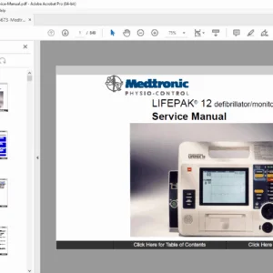 Medtronic LIFEPAK 12 Defibrillator/Monitor Service Manual - PDF