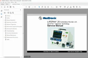 Medtronic LIFEPAK 20 / 20e Defibrillator-Monitor Service Manual PDF