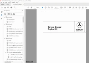 Mercedes-Benz OM601 Diesel Engine Service Manual 6510 1921 13 PDF